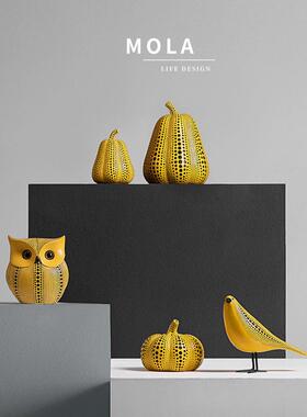 MOLA.pumpkin家居创意装饰客厅电视柜办公室玄关轻奢摆件 | 波瓜