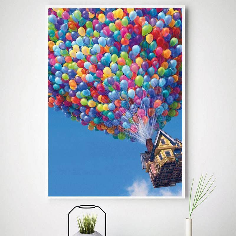 钻石画2024新款客厅卧室风景5d点贴钻十字绣小幅唯美气球简约满钻,居家布艺,钻石绣,淘宝优惠券,粉丝福利购,淘宝优惠卷