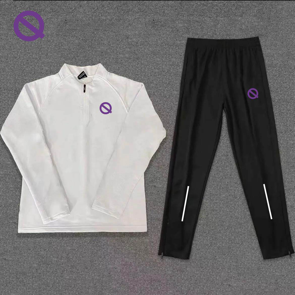 轻功训练运动跑步套装马甲田径服男女秋冬训跑步服加绒速干训练裤