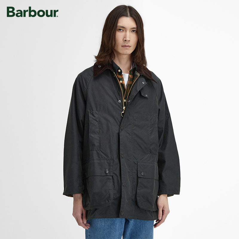 Barbour OS Beaufort男女同款宽松油蜡夹克