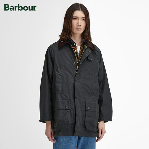 Barbour宽松油蜡夹克