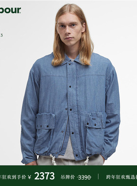 Barbour Durham Chambray Casual 男士无蜡夹克