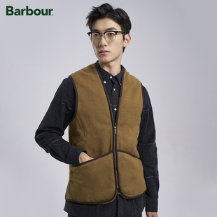 Zip 秋冬背心 Liner经典 Pile Waistcoat Warm 男士 Barbour