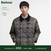 Barbour 格纹绗缝夹克 男女同款 Tartan Transport