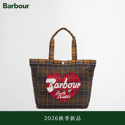 【秋季新品】Barbour Heart 男女同款手提包帆布包托特包