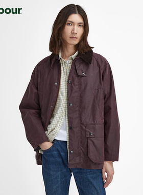 Barbour OS Bedale男女同款宽松油蜡夹克