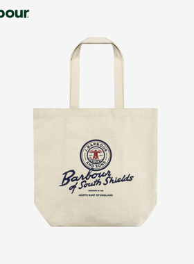 Barbour Printed Canvas Tote帆布托特包