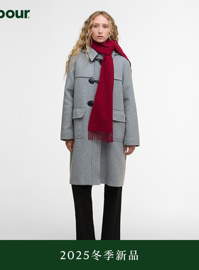 【冬季新品】Barbour Lambswool Woven 女士时尚简约围巾