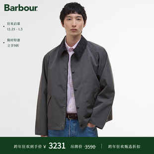 Transporter男女同款 Reversible 两面宽松无蜡夹克 Barbour
