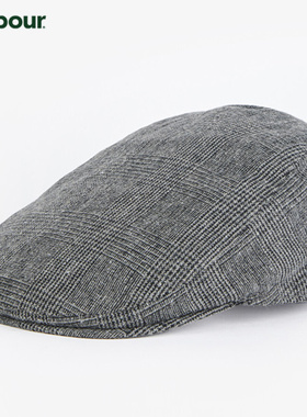 Barbour Cheviot男女同款格纹报童帽