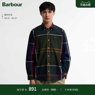 【夏季新品】Barbour Harris Tartan Af 男士格子长袖衬衫