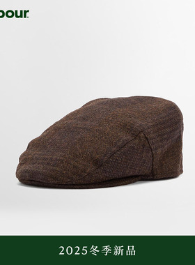 【冬季新品】Barbour Deveron Tweed 男士时尚简约报童帽