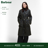 女士长款 Barbour Milda 油蜡夹克