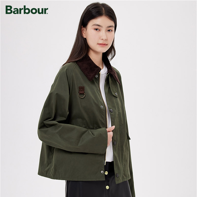 BarbourOSSpey宽松无蜡夹克
