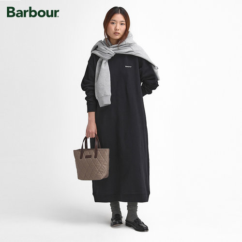 Barbour女士宽松卫衣连衣裙