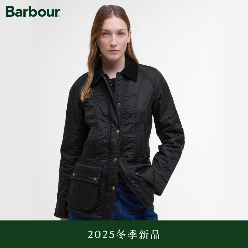Barbour女士绗缝夹克外套