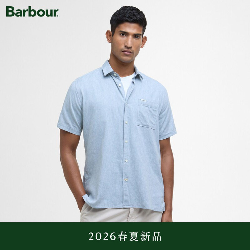【春夏新品】Barbour Nelson S/S Apac 男士短袖衬衫