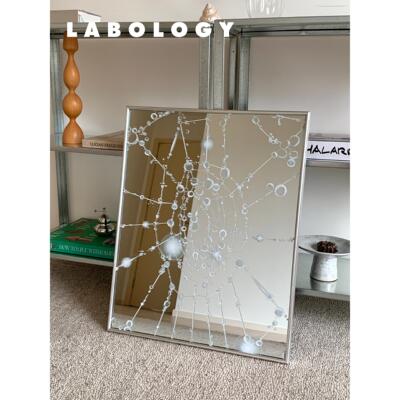 LABOLOGY画廊|“白色的网”镜画梦幻哥特装饰镜子衣帽间玄关画