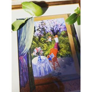 饰画儿童房挂画 Boren水彩复刻亚麻框亲子装 犀牛艺廊 memory