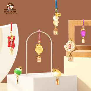 旺仔俱乐部旺旺周边旺仔旺满福袋盲盒挂件小饰品潮玩浪味仙挂饰