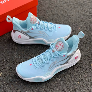 李宁闪击9篮球鞋男2025新款回弹减震耐磨场地鞋透气运动鞋ABPT001