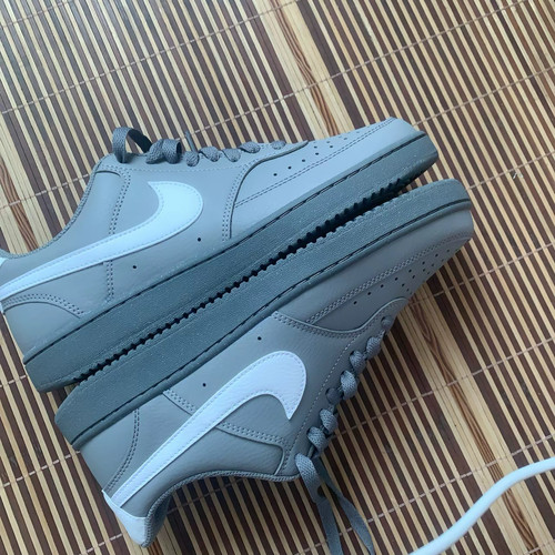Nike Court Vision Low 圆头系带 透气 低帮 板鞋 男款DH2987-009