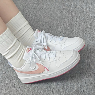 Low 防滑耐磨 白粉DV5456 Court 111 Borough 板鞋 Nike 低帮