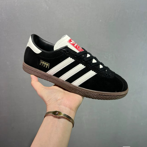 Adidas Originals Stadt 阿迪达斯板鞋T头鞋草莓粉板鞋JR6344