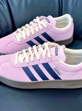 Adidas阿迪 VL COURT 2 紫 低帮休闲板鞋JR8309