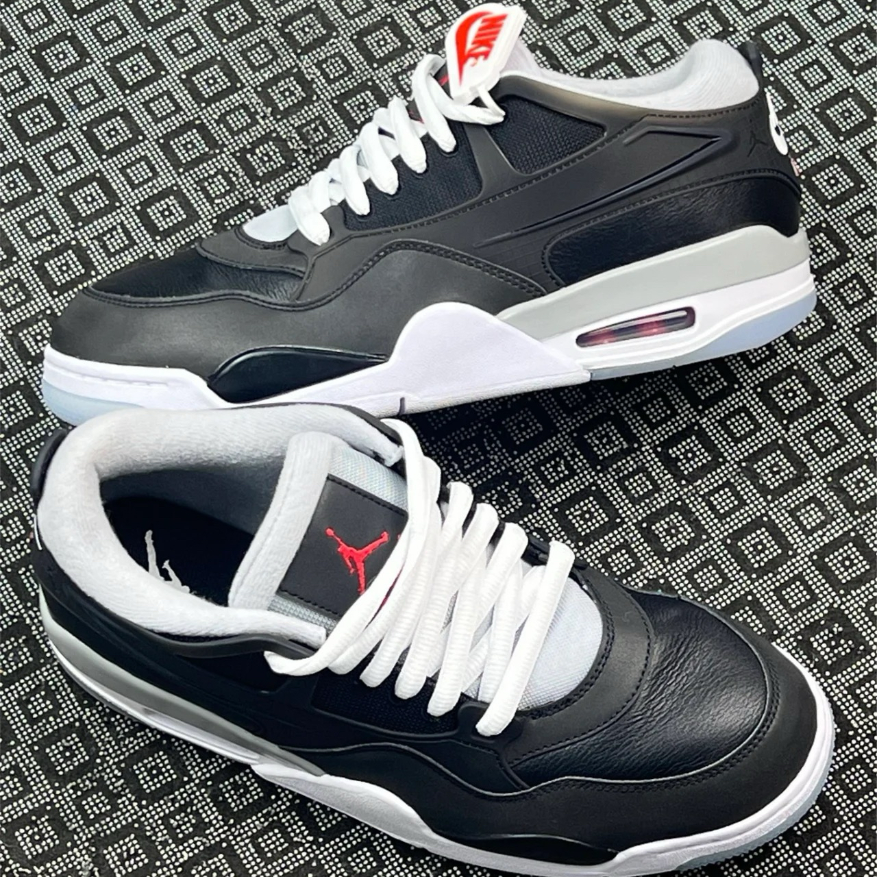 Jordan Air Jordan 4 RM PRM 舒适 防滑低帮复古篮球鞋HV5184-010