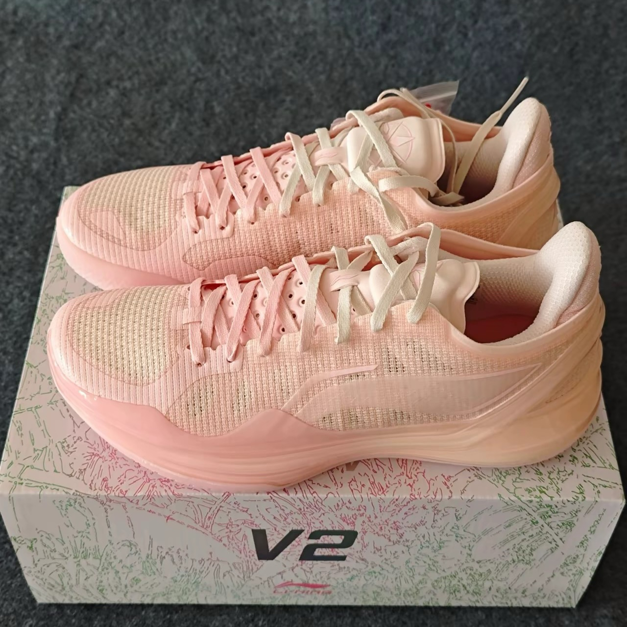 LiNing李宁 利刃4 V2减震防滑轻便回弹低帮实战全能专业篮球鞋