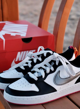 Nike Court Borough Low 2 SE1 (GS) 皮革低帮休闲板鞋DJ0040-100