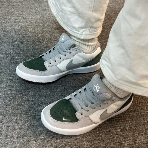 Nike SB Force 58 舒适百搭时尚耐穿 板鞋 男款 灰绿色DV5477-105