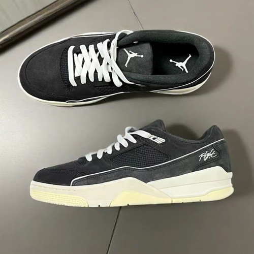 Jordan Flight Court 黑米色 休闲运动鞋 HF3255-002