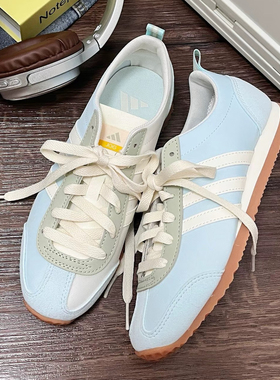 adidas VS JOG 2.0 复古 减震耐磨 低帮生活休闲鞋男女同款JI2434