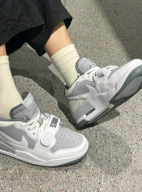 Jordan Legacy 312 时尚舒适 低帮 复古篮球鞋男款灰色CD7069-005