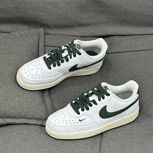 Nike Court Vision Low 经典款式百搭 低帮 板鞋 白绿FV9952-101