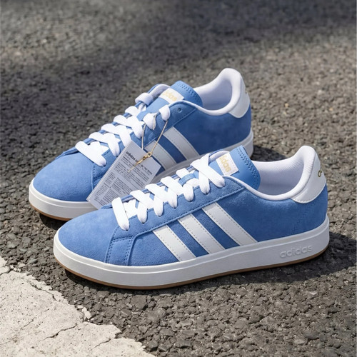 adidas Grand Court Base 00s 舒适百搭 低帮 板鞋男女同款KH6989