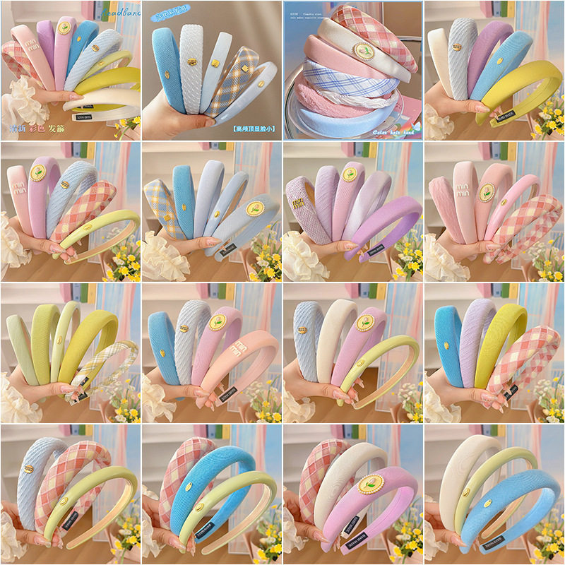 TKTK2025时尚显瘦宽边发箍女高颅顶设计感头饰压发带洗脸发卡发捆