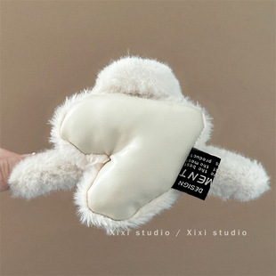 tktk跨境感满天星三角抓夹洋气先头型好看鲨鱼夹马尾贝壳夹