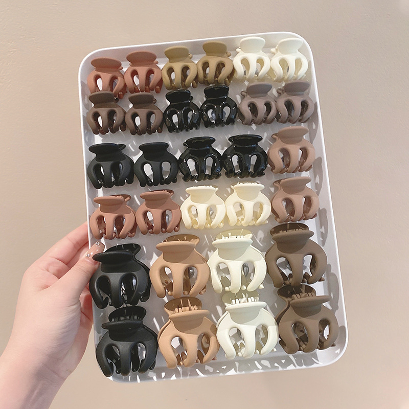 小抓夹高马尾爪夹固定夹子女后脑勺头饰小号防下垂发夹