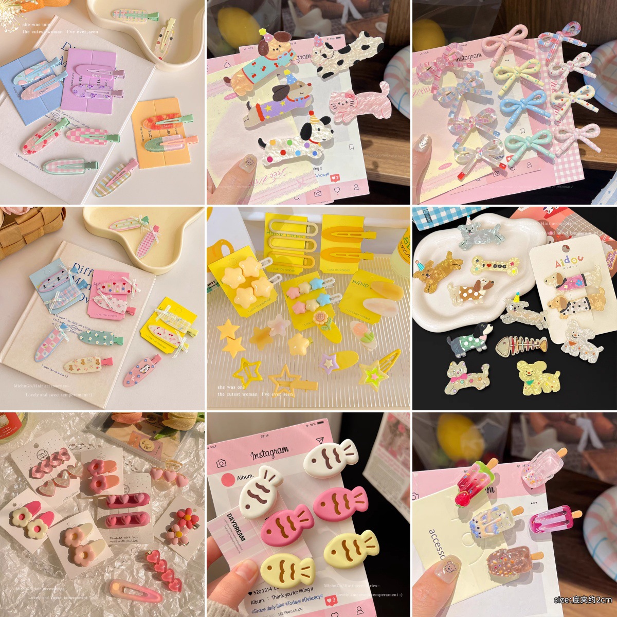 tktk2025新款蝴蝶结鸭嘴夹女可爱多巴胺发夹精致感发卡夹子一字夹