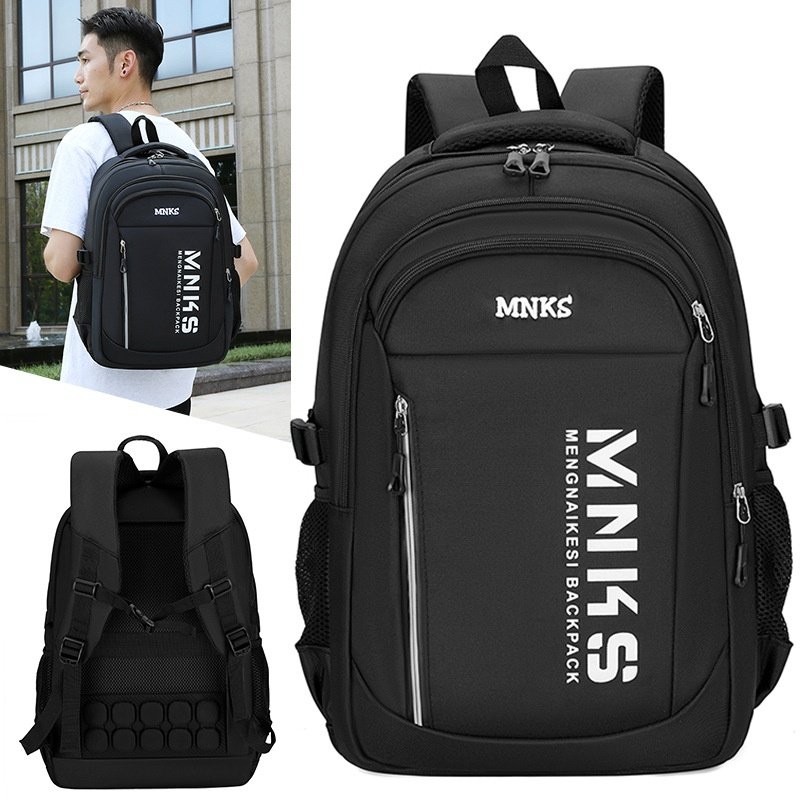 2026新款商务背包男包轻便简约双肩包定制印logo大容量笔记本电脑