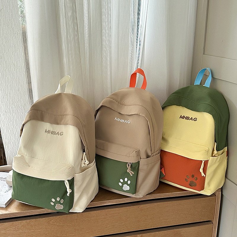 2026新款跨境韩版学院风双肩包背包高中学生书包休闲包户外包超轻