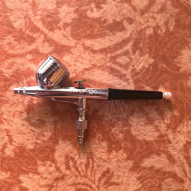 新款130型号喷笔0.3口径0.5上色小喷枪套装气泵油漆彩绘模型包邮