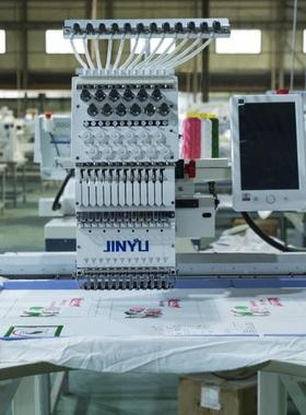 CS-T120 50*800Jm851m 金誉高速0电脑绣花机帽绣平绣1成衣绣