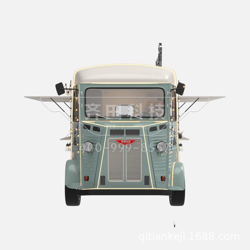 定制小车动移餐车吃多功能咖汽啡奶茶移动餐厅四轮商用车餐厅湖北