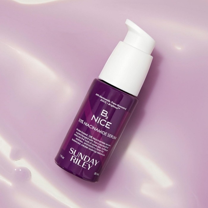 保税Sunday Riley B3 Nice 10%烟酰胺精华液控油淡痘印亮白修红