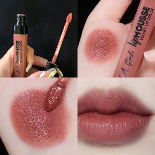 现货LA GIRL LIP MOUSSE哑光慕斯唇釉唇霜液体唇膏6ml#782 786