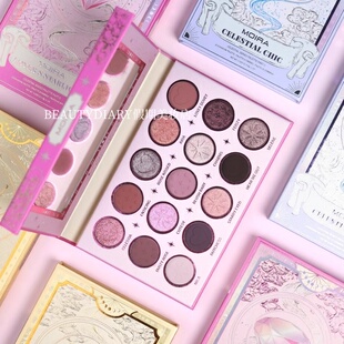 保税Moira Celestial星空2代系列15色眼影盘梦幻璀璨华丽12g